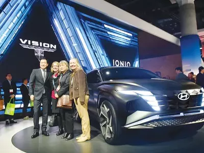 〈사진〉현대 컨셉카 ‘비전T’ LA 오토쇼 시선 집중