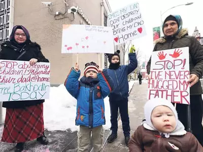 “우리 아버지 석방해주세요”