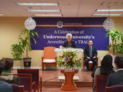 언더우드대 TRACS 정회원 인증 감사예배