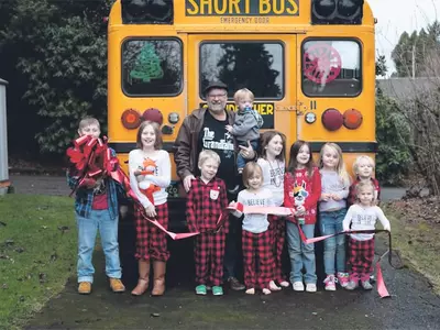 “올해 크리스마스 깜짝선물은 스쿨버스”