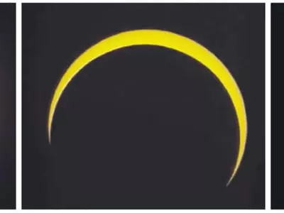 150년 만의 ‘우주쇼’…금환일식 장관