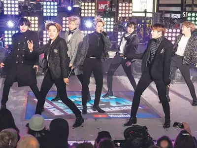 BTS, 미국 새해 열었다