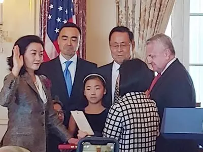 한인 유리 김 알바니아 대사 취임