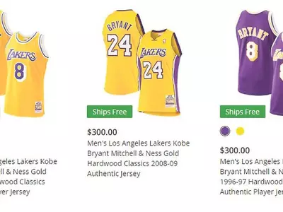 코비 추모 열기 저지(유니폼) 품절로 확산