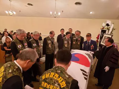 〈사진〉 불의의 사고 고 김명자씨 장례 엄수