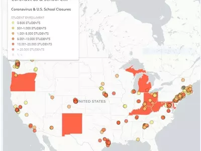 미국 '코로나19 휴교' 대란…"학생 1천500만명 수업 중단"