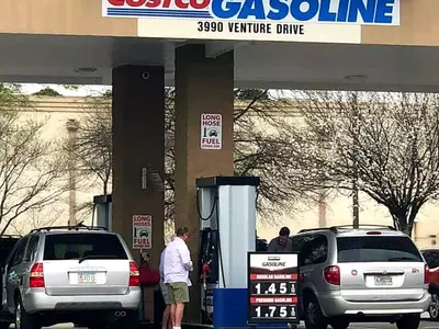 개스값 하락은 어디까지