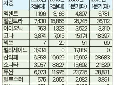 현대차 판매 ‘코로나 직격탄’