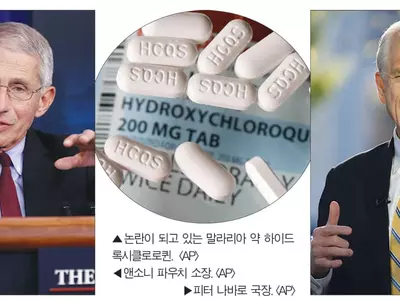 말라리아약(하이드록시클로로퀸), 코로나에 효능 놓고 격렬 언쟁