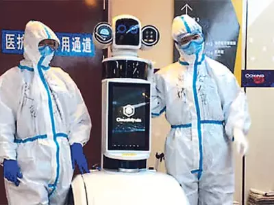 ‘코로나 19’ 현장 ‘3D 업무’ 로봇이 나섰다