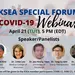 KSEA, 코로나19 웹 세미나개최