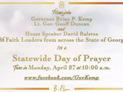 켐프, “조지아인 모두 함께 기도합시다”