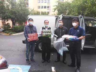 비대위 “무료 식품 나눠드립니다”