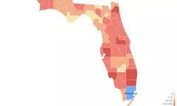 〈플로리다〉 플로리다, 코로나19 확진 및 사망수 하향세 보여