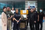 안보협 등 셰리프국에 마스크 및 도시락 전달