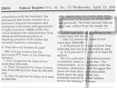 PPP대출 대행인 별도 수수료 받으면 불법
