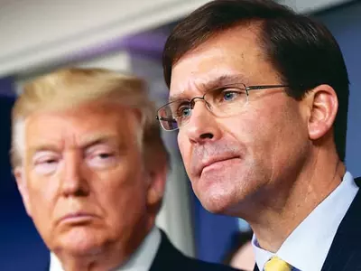 에스퍼의 항명?…‘군 동원’ 트럼프 경고에 공개 반기