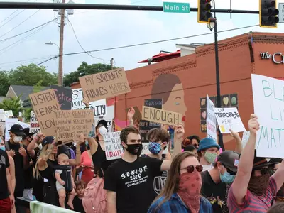 〈사진〉둘루스서 경찰폭력 항의시위 평화롭게 열려