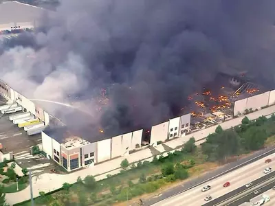 아마존 창고 대형 화재