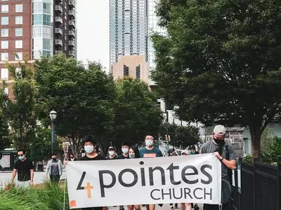 4포인트 교회 다운타운서 ‘용서 화해 기도’