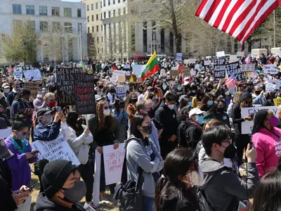 애틀랜타 시위 동참 한인들 "아시아계  증오 중단" 요구