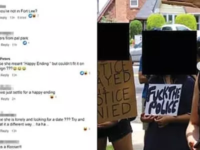 시위 참가 한인추정 미성년여성에 성적비하 발언