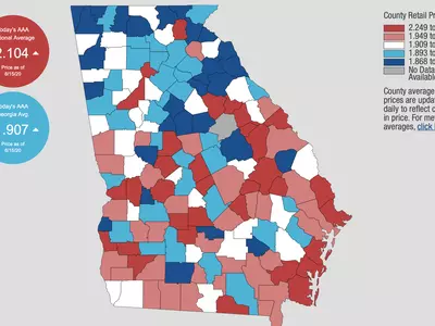 조지아, 개스값 상승세