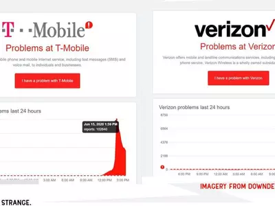 주요 이동통신사 일시적 '먹통' 현상 발생