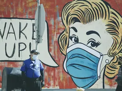 “마스크 꼭 착용”