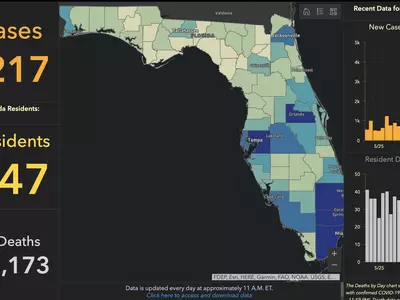 〈플로리다〉플로리다 확진자 고공행진