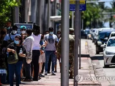 '정점' 4월로 돌아간 미 코로나…신규환자수 3만4천명으로 3번째