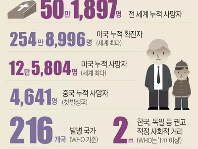 숫자로 보는 발병 6개월 지구촌 코로나19