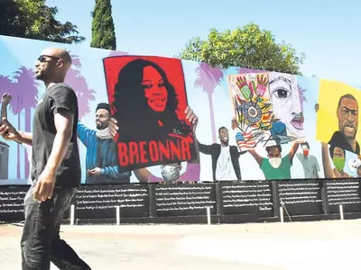 LA에 전국 최대 규모 ‘BLM’ 벽화