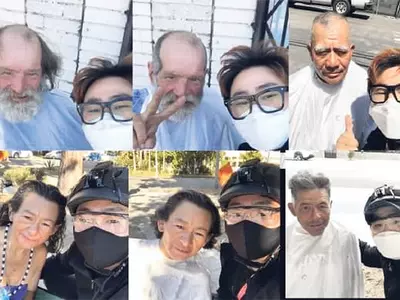 노숙자 맞아? 할리웃 배우 뺨치네