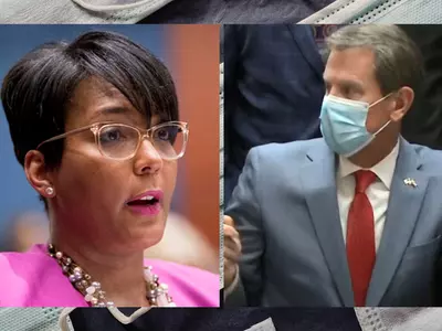 주정부 vs 애틀랜타시 '마스크 착용 의무화' 소송 돌입