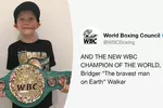 맹견 맞서 여동생 구한 6세 소년, WBC 명예 챔피언 됐다