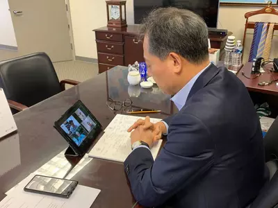 총영사관 2차 지역 한인회장 화상회의 개최