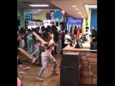 놀이공원 점령해 아수라장 만든 미국 10대 400명