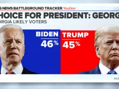 바이든 조지아·노스캐롤라이나에서 트럼프에 앞서