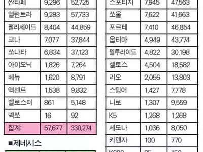 한국차 SUV 강세로 코로나속에도 선전