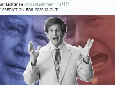 트럼프 당선 적중한 '대선 족집게' 교수, 이번엔 "바이든 당선"