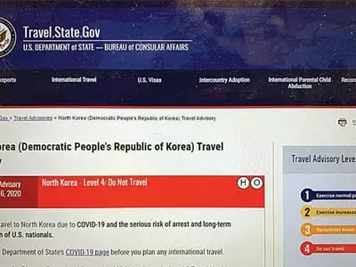 미, 북한 여행금지 사유로 코로나19 적시