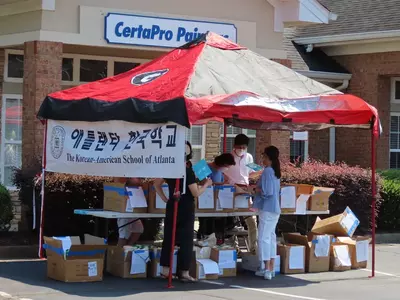 애틀랜타 한국학교 온라인 개학 준비물 배포