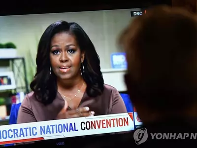 [미 민주 전대] 트럼프 "극도로 분열적"…미셸 오바마 작심연설에 맹공