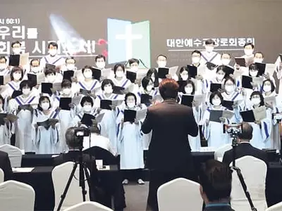 “찬양 때 바이러스 전파력 일반 대화할 때와 비슷”