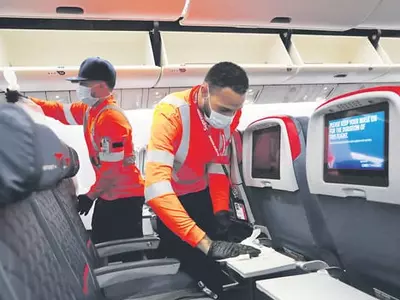 항공사들 탑승 전 꼼꼼한 방역