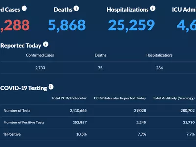 〈조지아 코로나19 현황: 3일〉 누적 확진자 28만명 코앞… 하루 확진 2,733