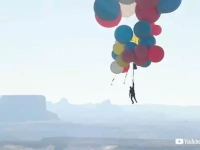 상상이 현실로…풍선타고 두둥실
