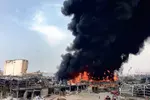 폭발 참사 한달 만에…베이루트 항구 또 큰 불
