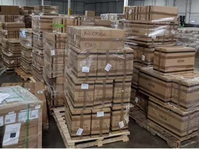 밀반입 중국산 짝퉁 N95 마스크 50만장 적발